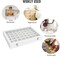 Velvet Jewelry Tray 48 Compartments Jewelry Display Organizer with Transparent Cover Rings, Earrings, Necklaces, Pendants Storage Box for Girls, Wives, Mothers, Women